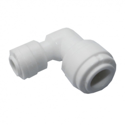 Codo   1/4" x 1/4" Conexión rápida. Tubo ambos lados.